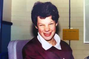 Stevie at school, when she was in Year 9.