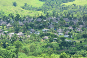 A highland village in Fiji