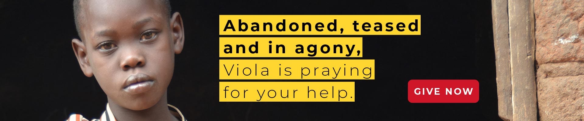 Will you help children like Suman & Viola rise up and walk with joy ...