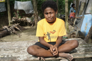 Young man in Papua New Guinea