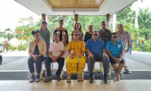 Pacific OPD leaders, Pacific Disability Forum staff and IAG Advisors at an ACE project workshop in Fiji, March 2023.